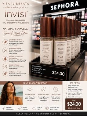 Vita Liberata Invisi Foaming Tan Water - Price per (ONE)